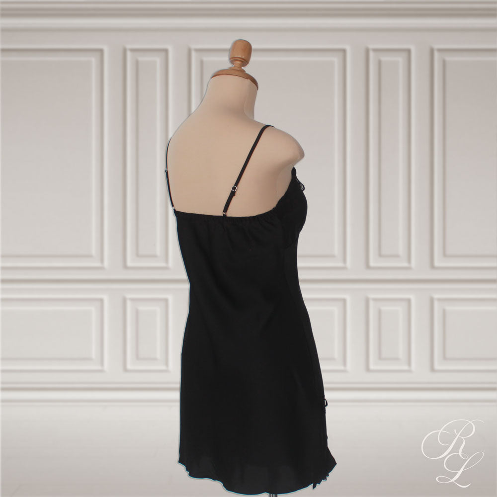 Pijama Satinada Mia - Negro