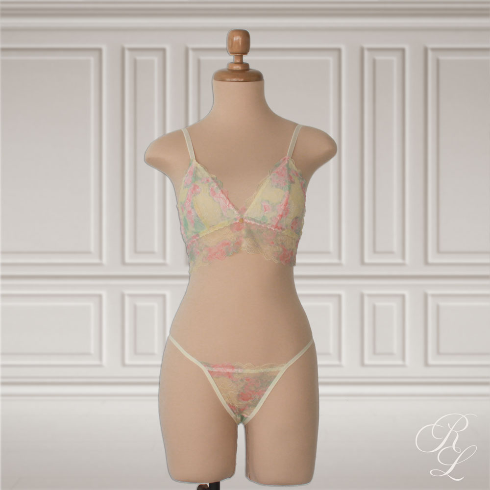 Set Bralette & Hilo - Rainbow