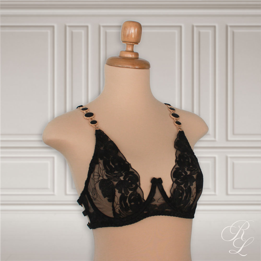 Set de Lencería con Sujetadores Marie - Negro