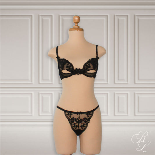 Set de Lencería Jazmin - Negro