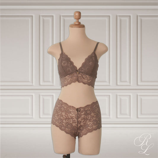 Set Bralette & Bóxer Cachetero - Arena