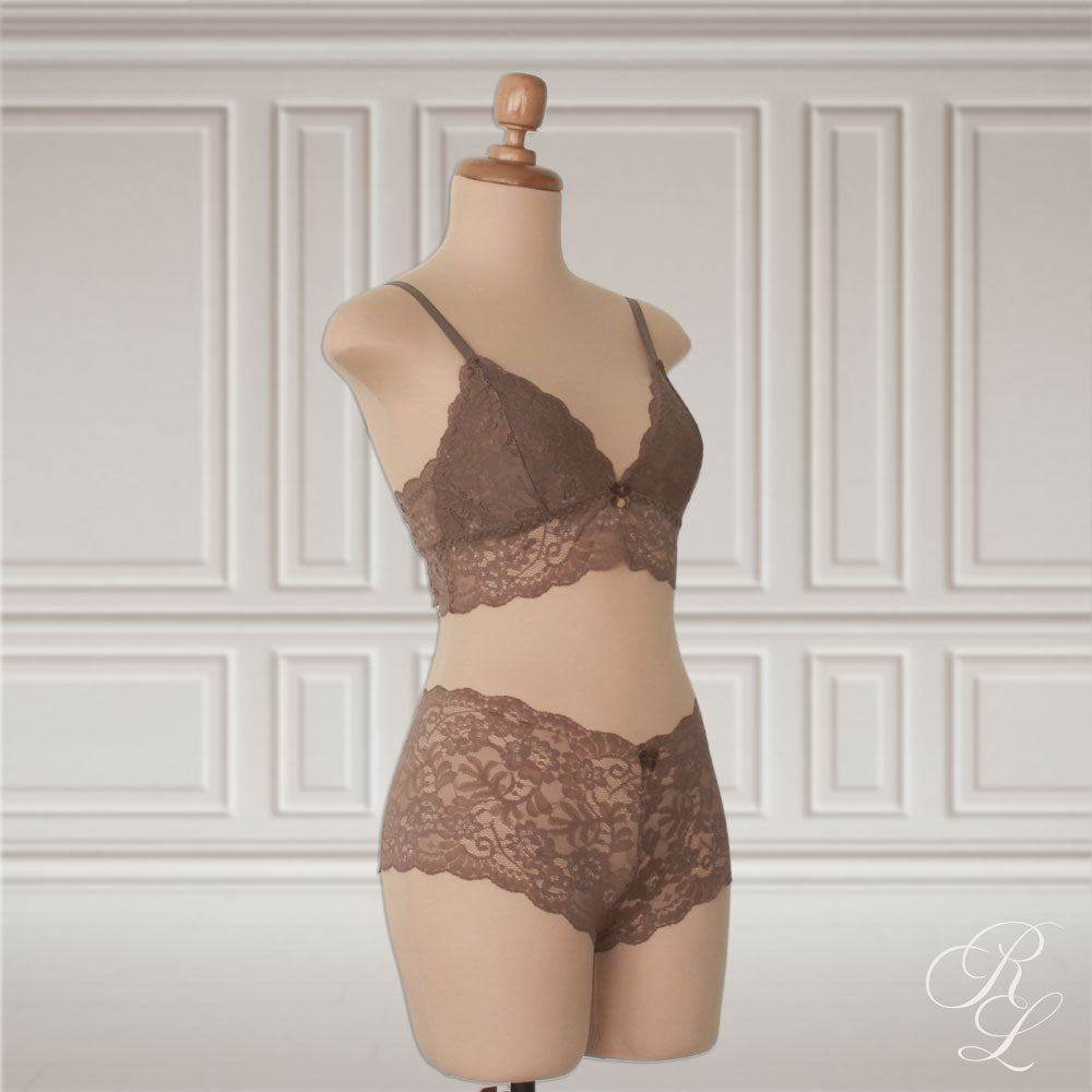 Set Bralette & Bóxer Cachetero - Arena