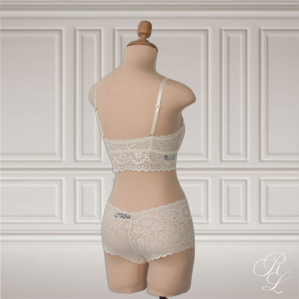 Set Bralette & Bóxer Cachetero - Perla