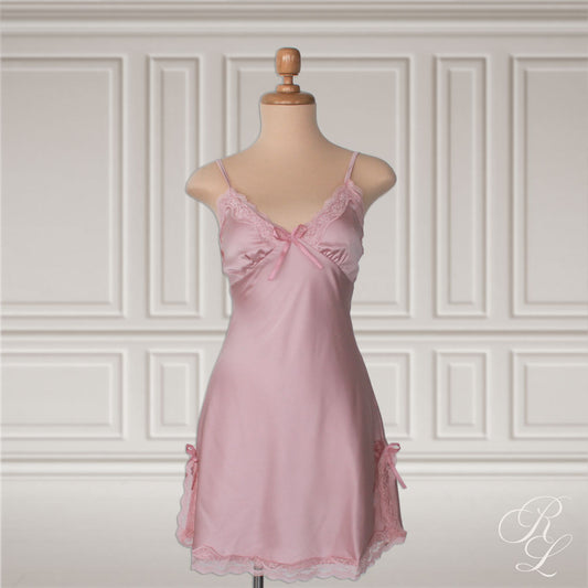 Pijama Satinada Mia - Rosa