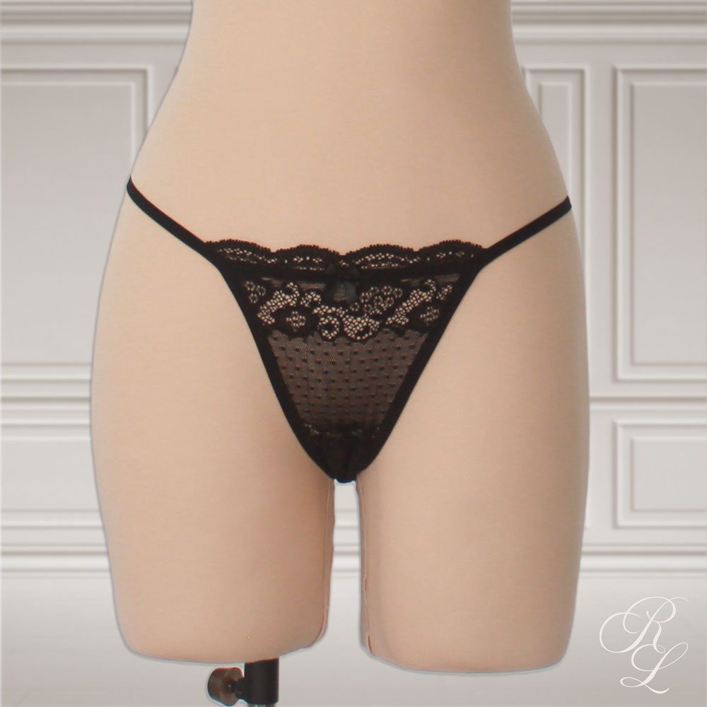 Hilo de Encaje - Negro