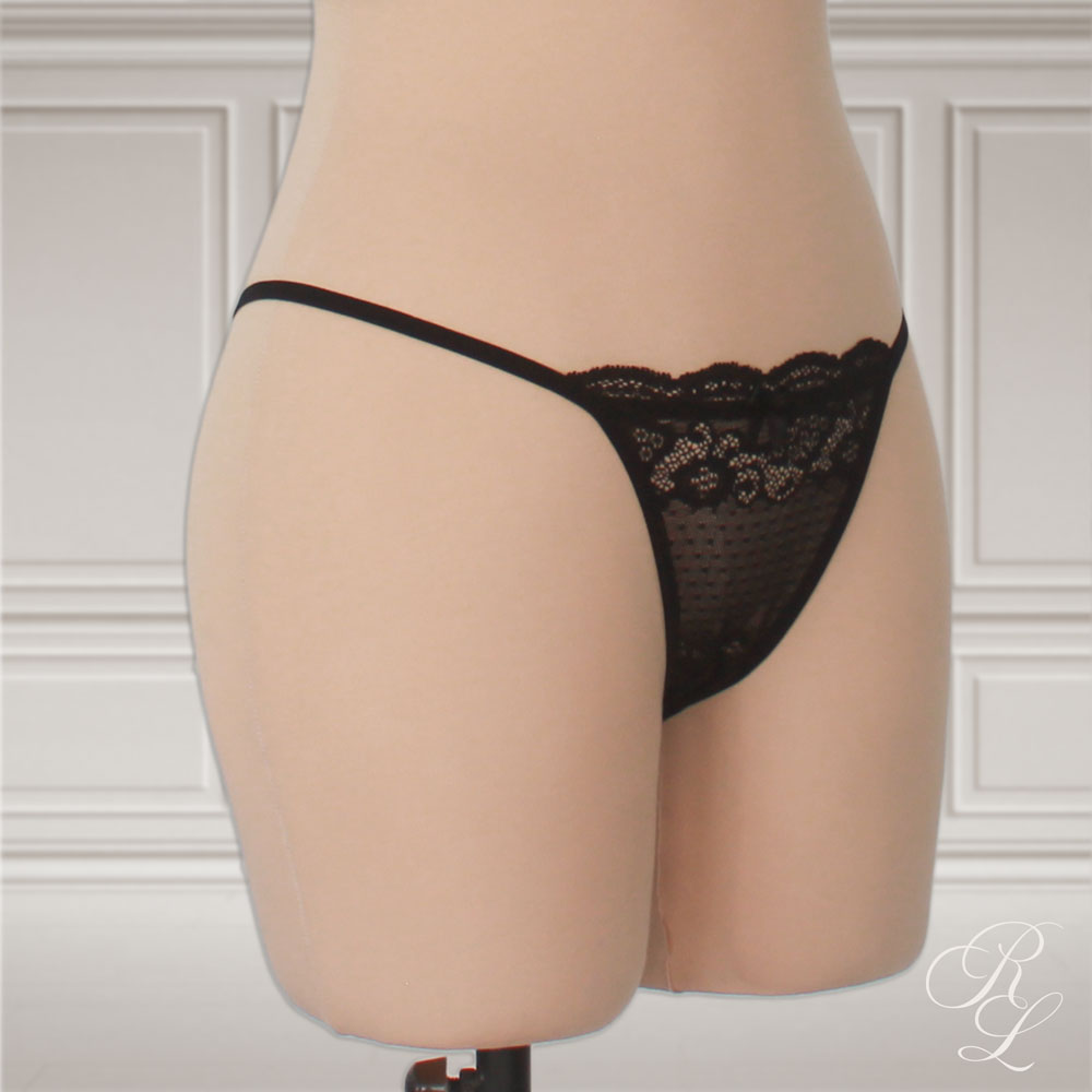 Hilo de Encaje - Negro