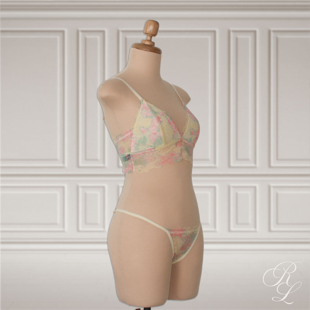 Set Bralette & Hilo - Rainbow