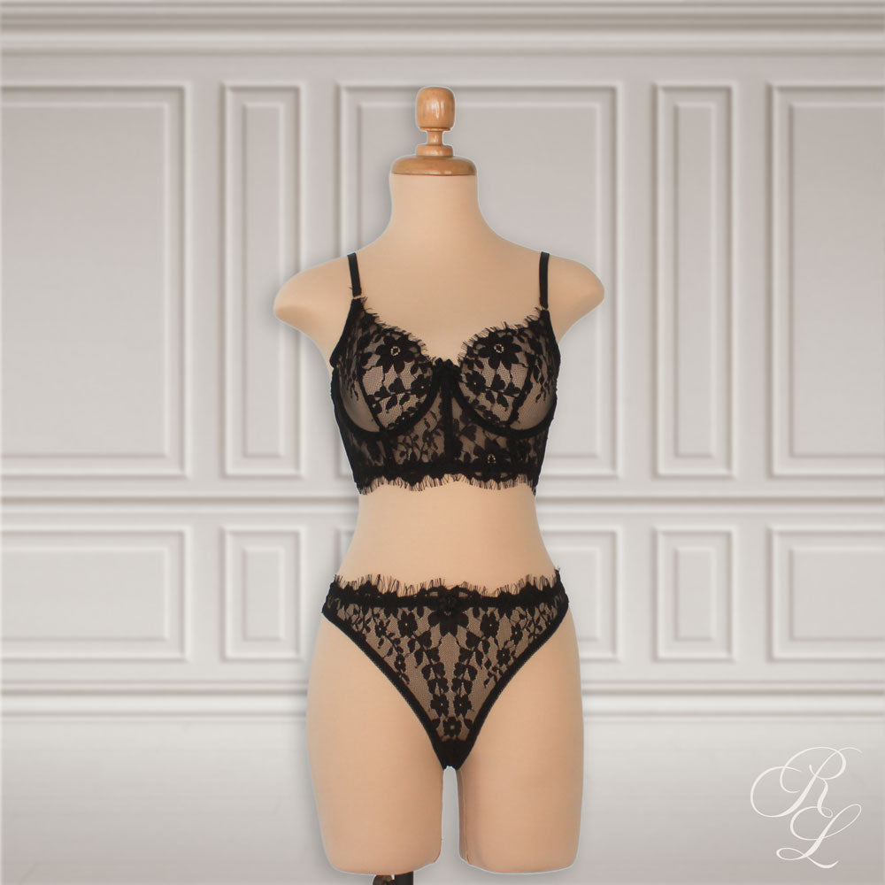 Set Bustier Lia - Negro