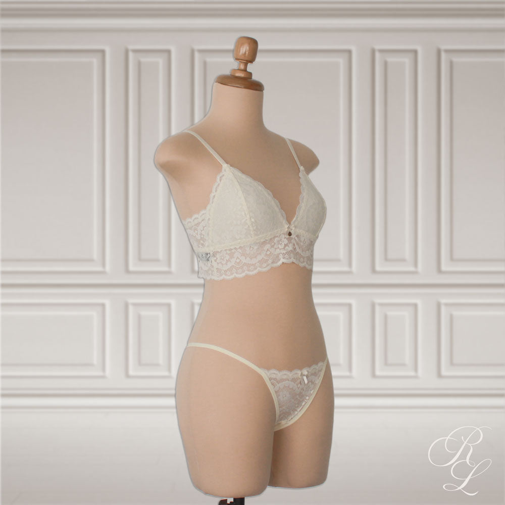 Set Bralette & Hilo - Perla