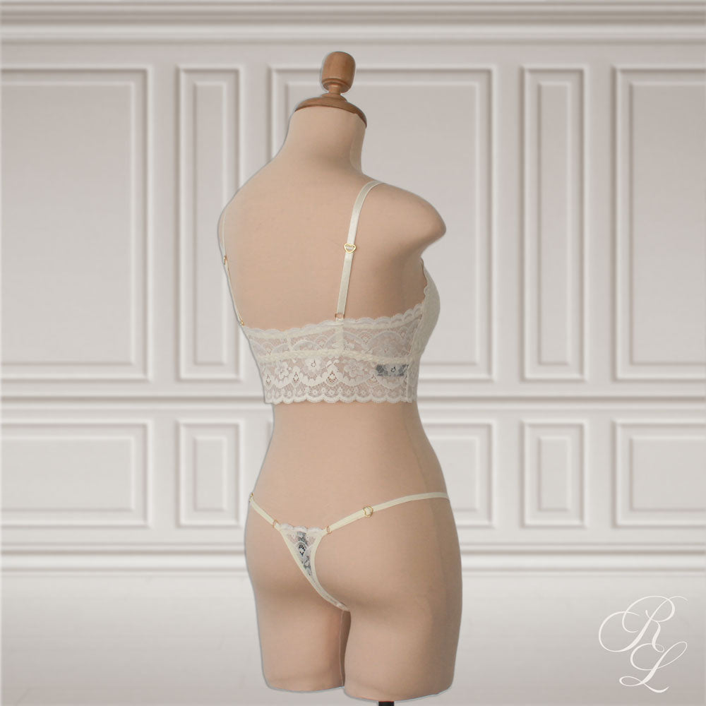 Set Bralette & Hilo - Perla